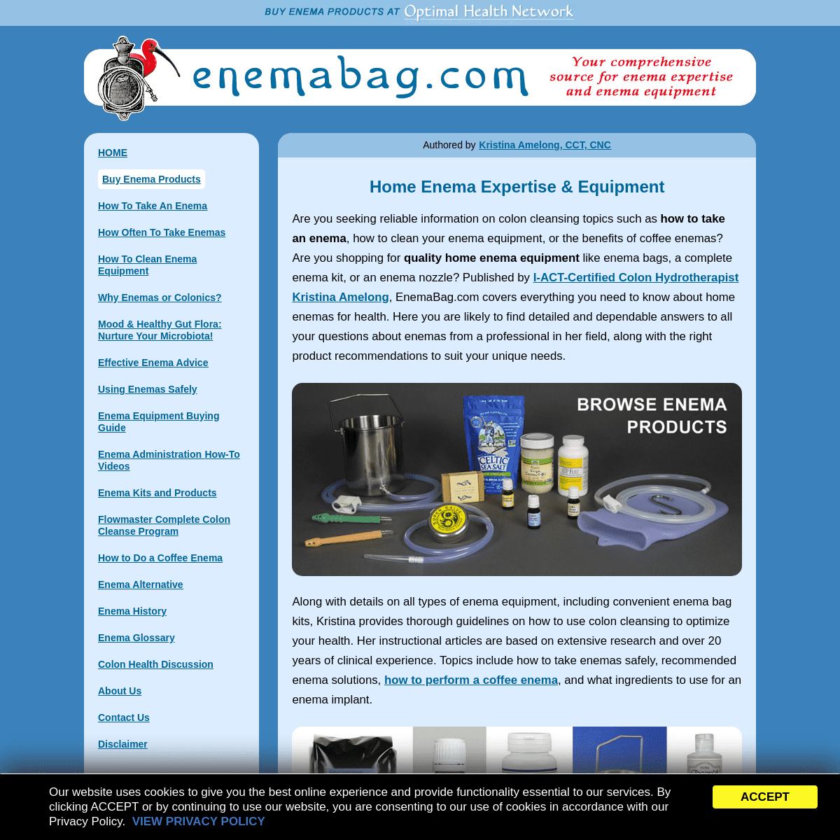 Home Enema Instructions, Supplies, Equipment, Kits | Kristina Amelong, CCT, CNC