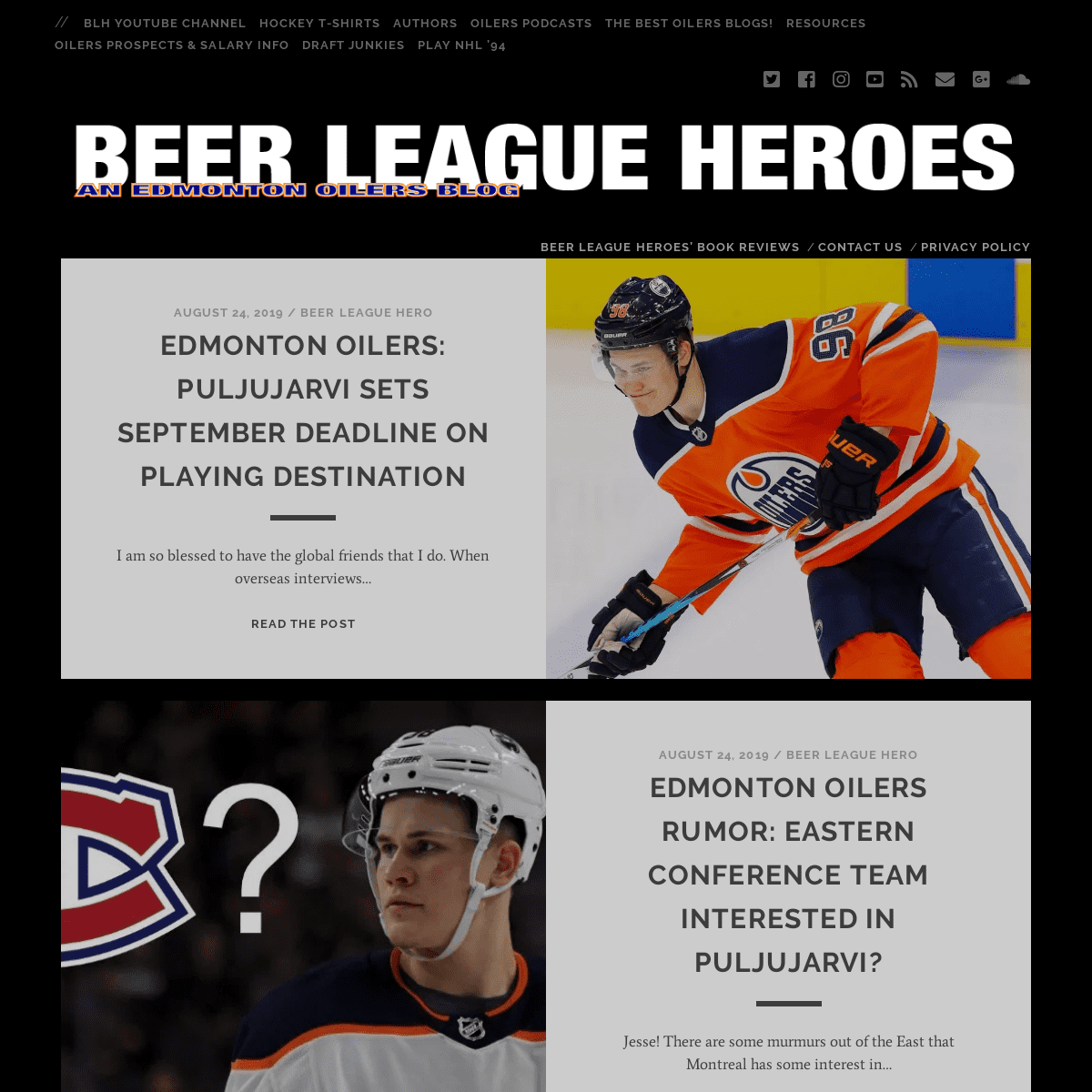 Beer League Heroes - An Edmonton Oilers Blog