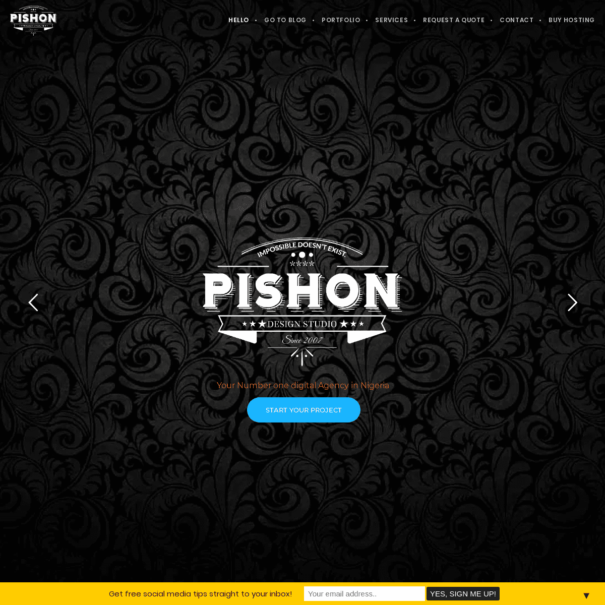 HOME - PISHON DESIGN STUDIO - NIGERIAN WEBDESIGN AGENCY