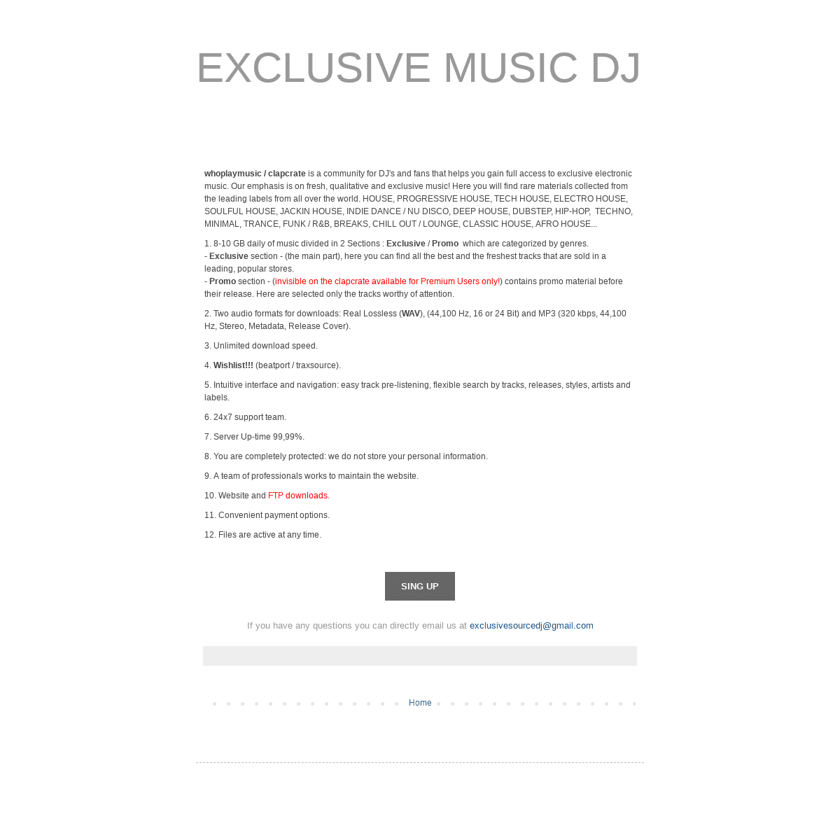 EXCLUSIVE MUSIC DJ