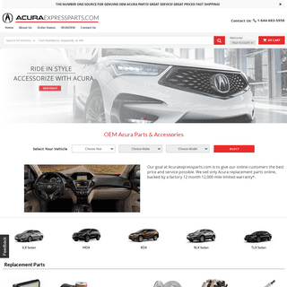 Acura Parts - Genuine Acura Accessories | AcuraExpressParts | Acura Express Parts