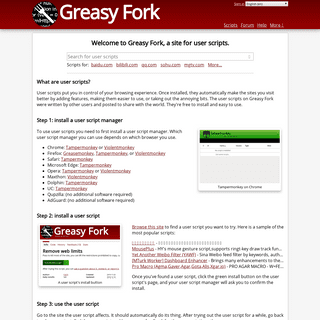 A complete backup of greasyfork.org