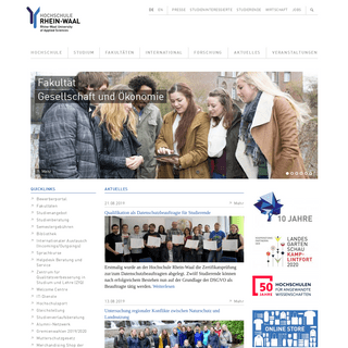 Homepage | Hochschule Rhein-Waal