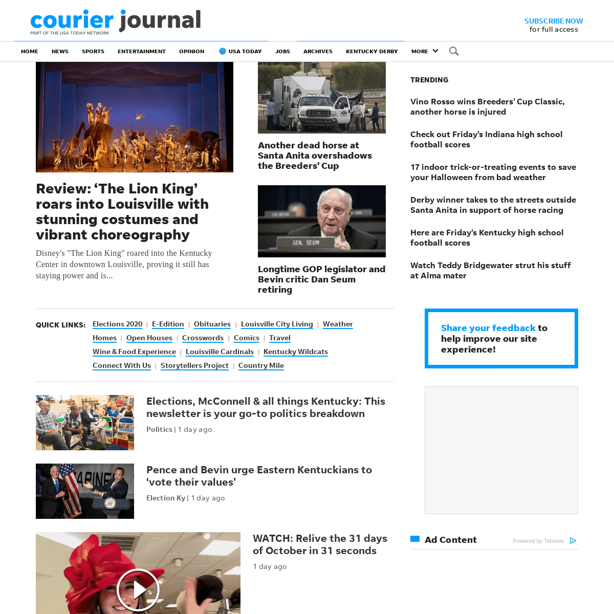 A complete backup of courier-journal.com