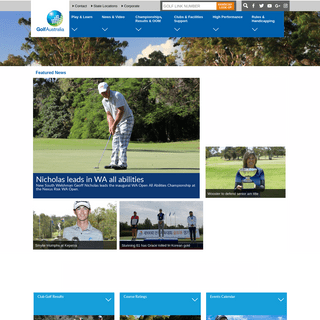 A complete backup of golf.org.au