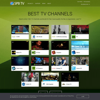 Online TV watch for free » SPB TV 
