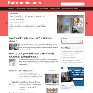 Bathroomist - Interior designs