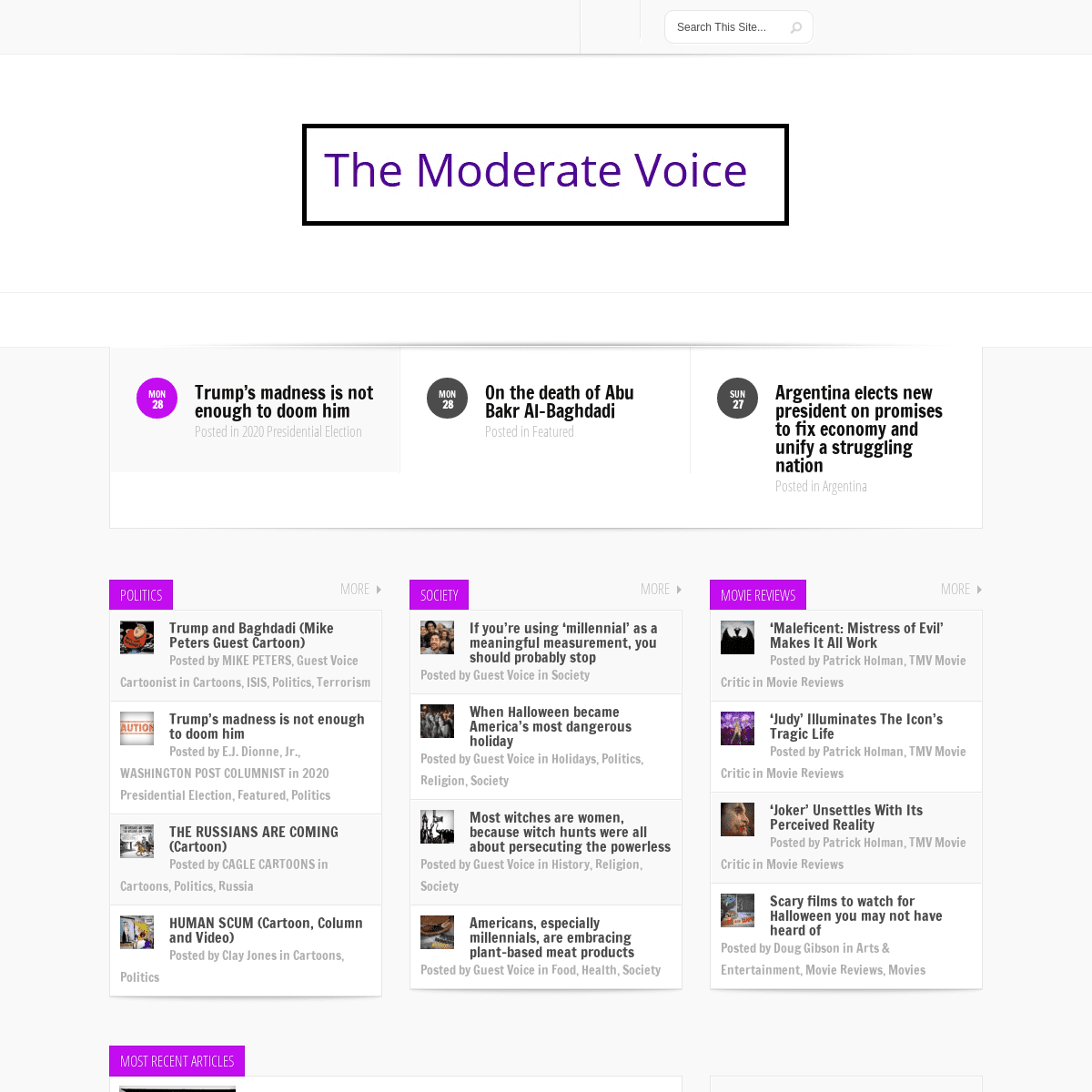 A complete backup of themoderatevoice.com
