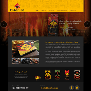 Charka - Charcoal, Briquettes & Firelighters for the Perfect Braai