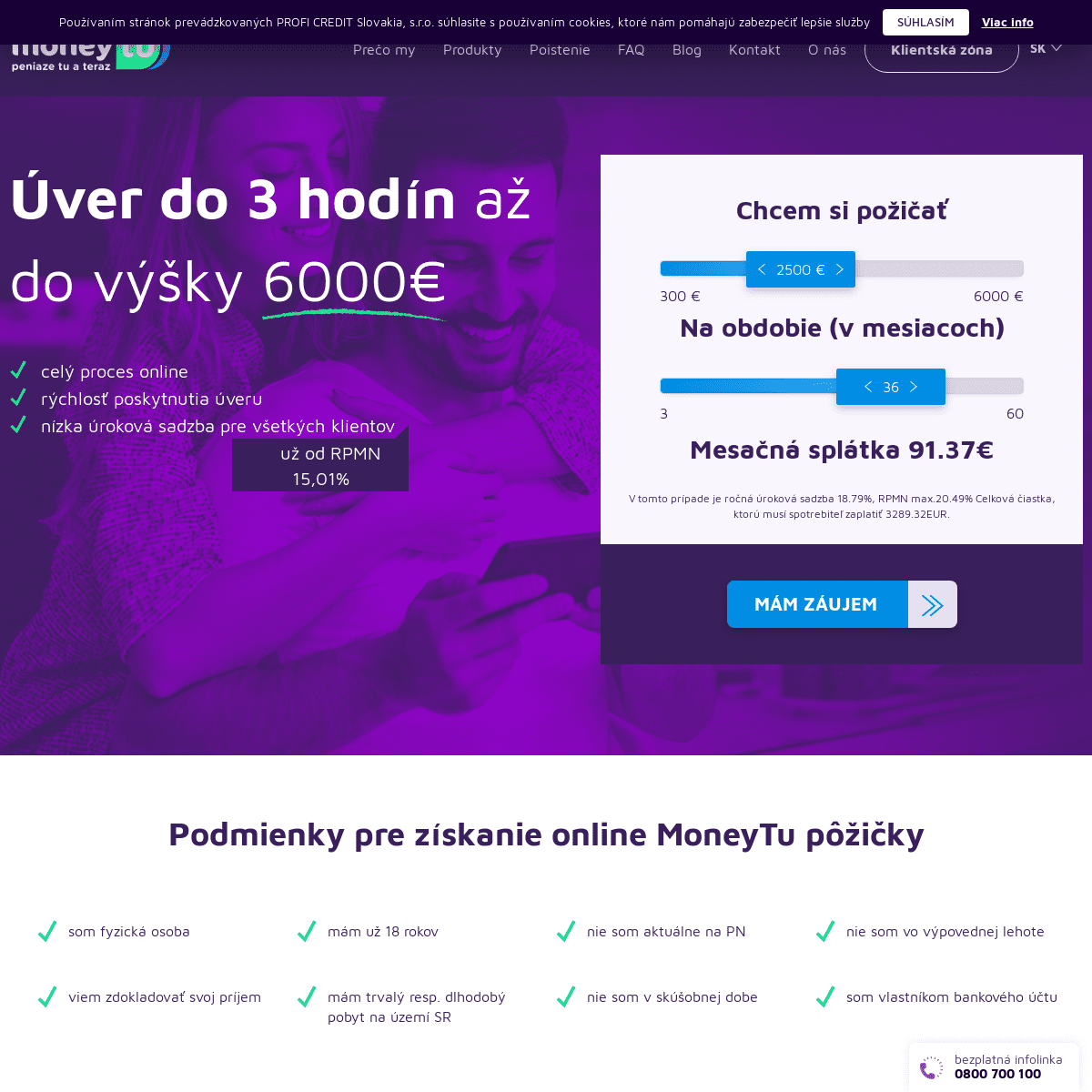 Najrýchlejšia Online pôžička do 3 hodín | Moneytu