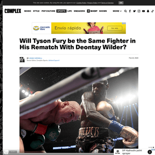 A complete backup of www.complex.com/sports/2020/02/will-tyson-fury-be-the-same-fighter-in-rematch-with-deontay-wilder