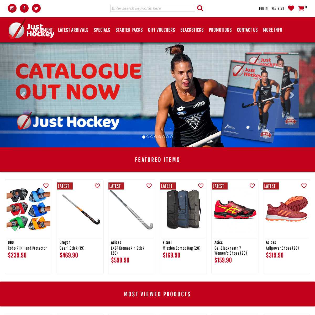 A complete backup of justhockey.co.nz