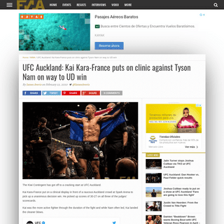 A complete backup of www.fightnewsaustralia.com/ufc-auckland-kai-kara-france-puts-on-clinic-against-tyson-nam-on-way-to-ud-win/