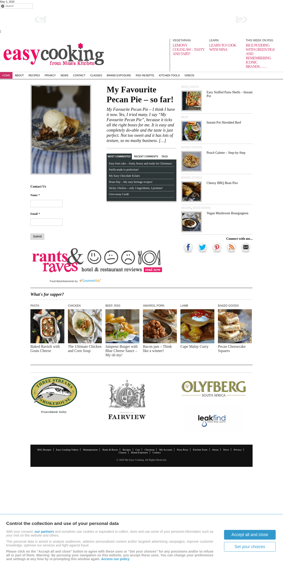 A complete backup of my-easy-cooking.com