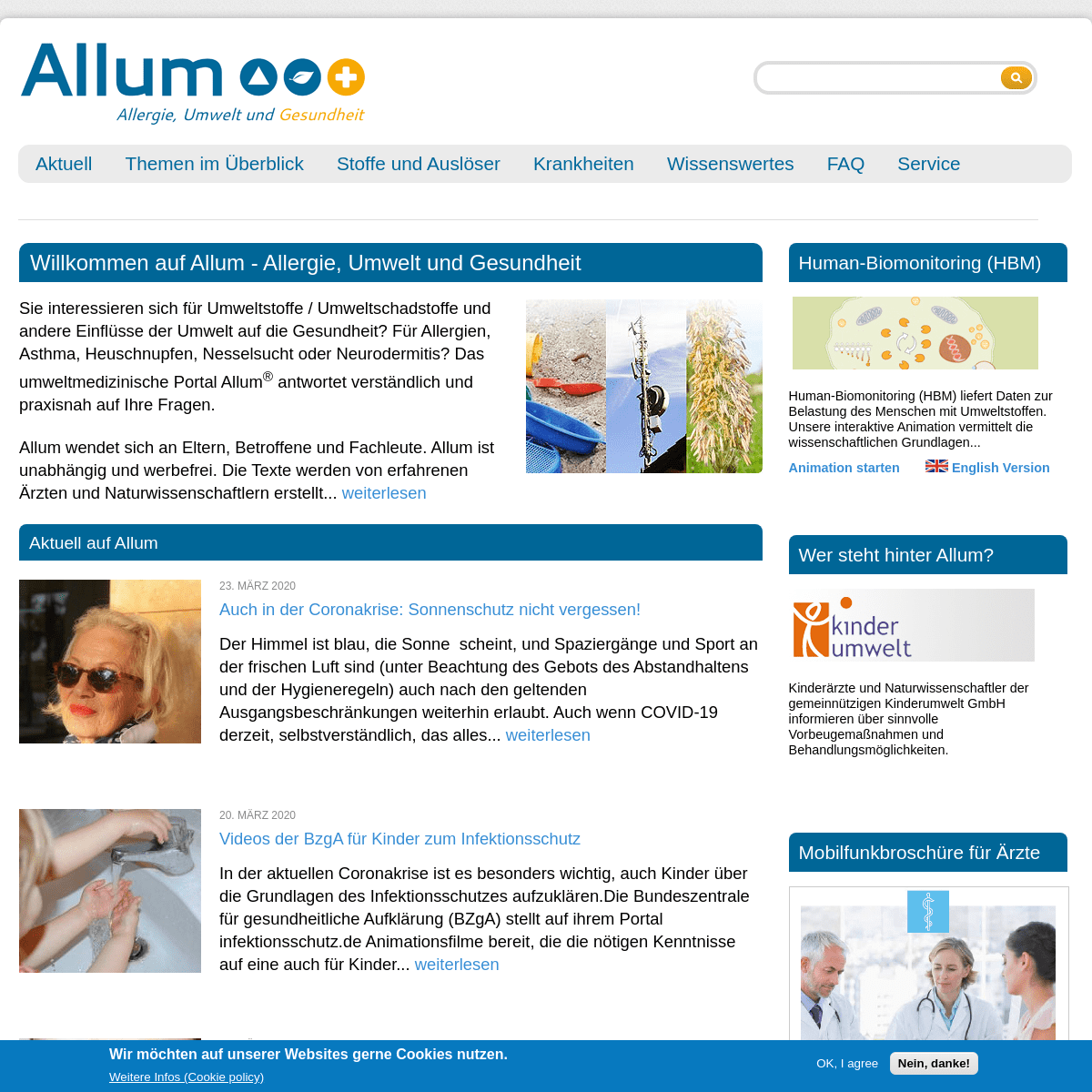 A complete backup of allum.de
