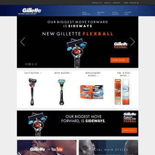 A complete backup of gillette.co.in