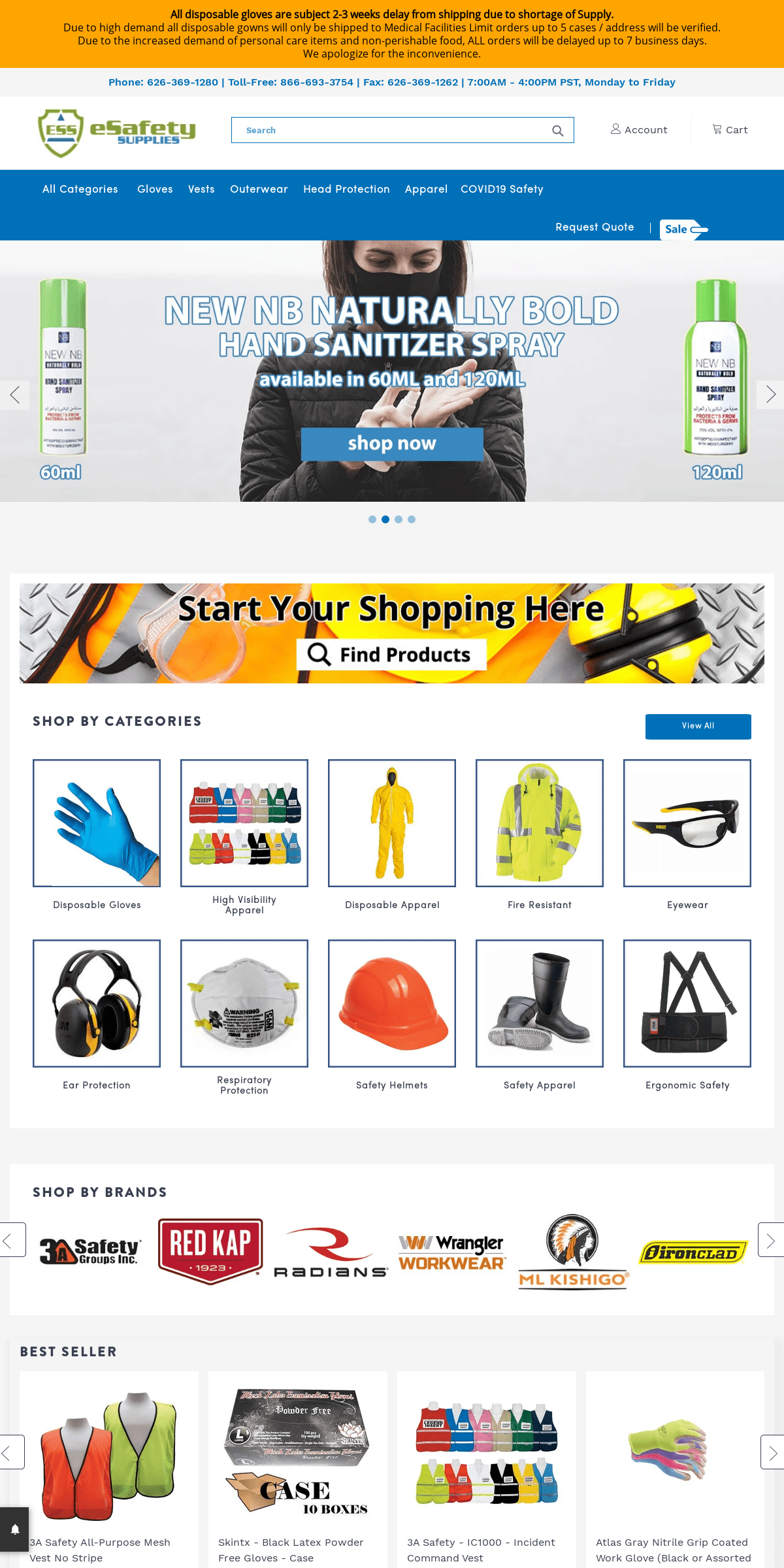 A complete backup of esafetysupplies.com
