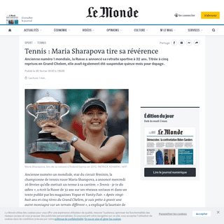 A complete backup of www.lemonde.fr/sport/article/2020/02/26/tennis-maria-sharapova-tire-sa-reverence_6030935_3242.html