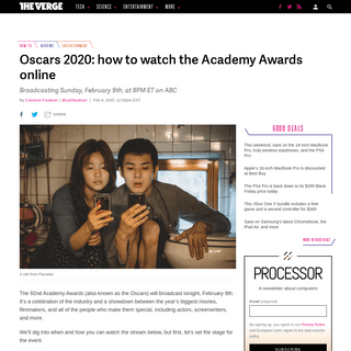 A complete backup of www.theverge.com/2020/2/9/21123015/oscars-2020-live-stream-watch-how-to-online-academy-awards-start-time