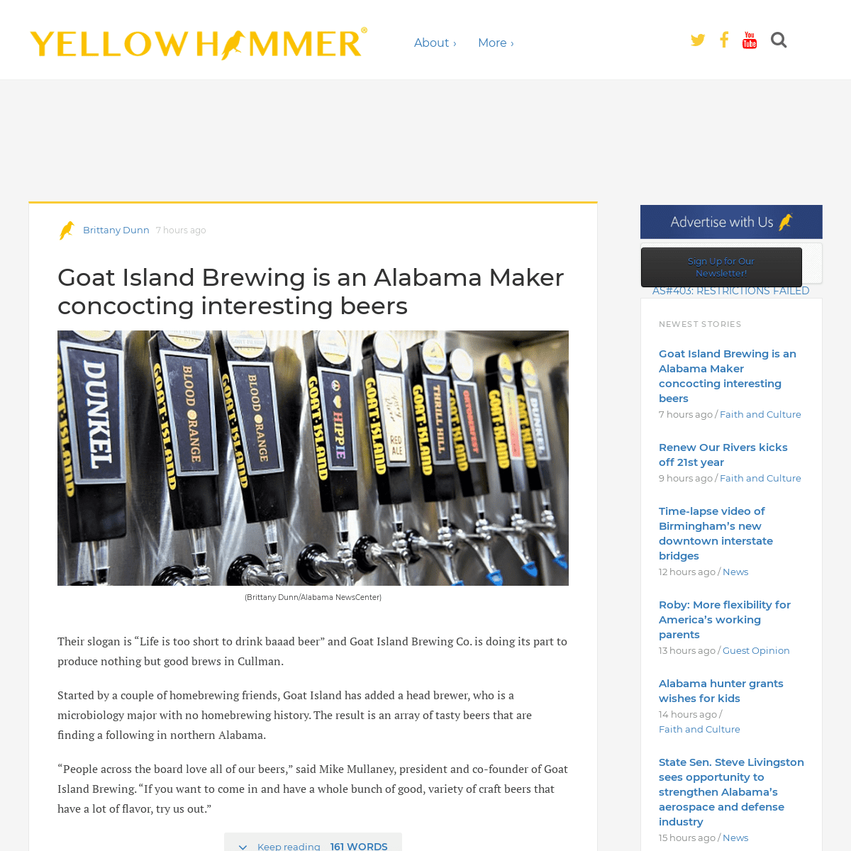 A complete backup of yellowhammernews.com