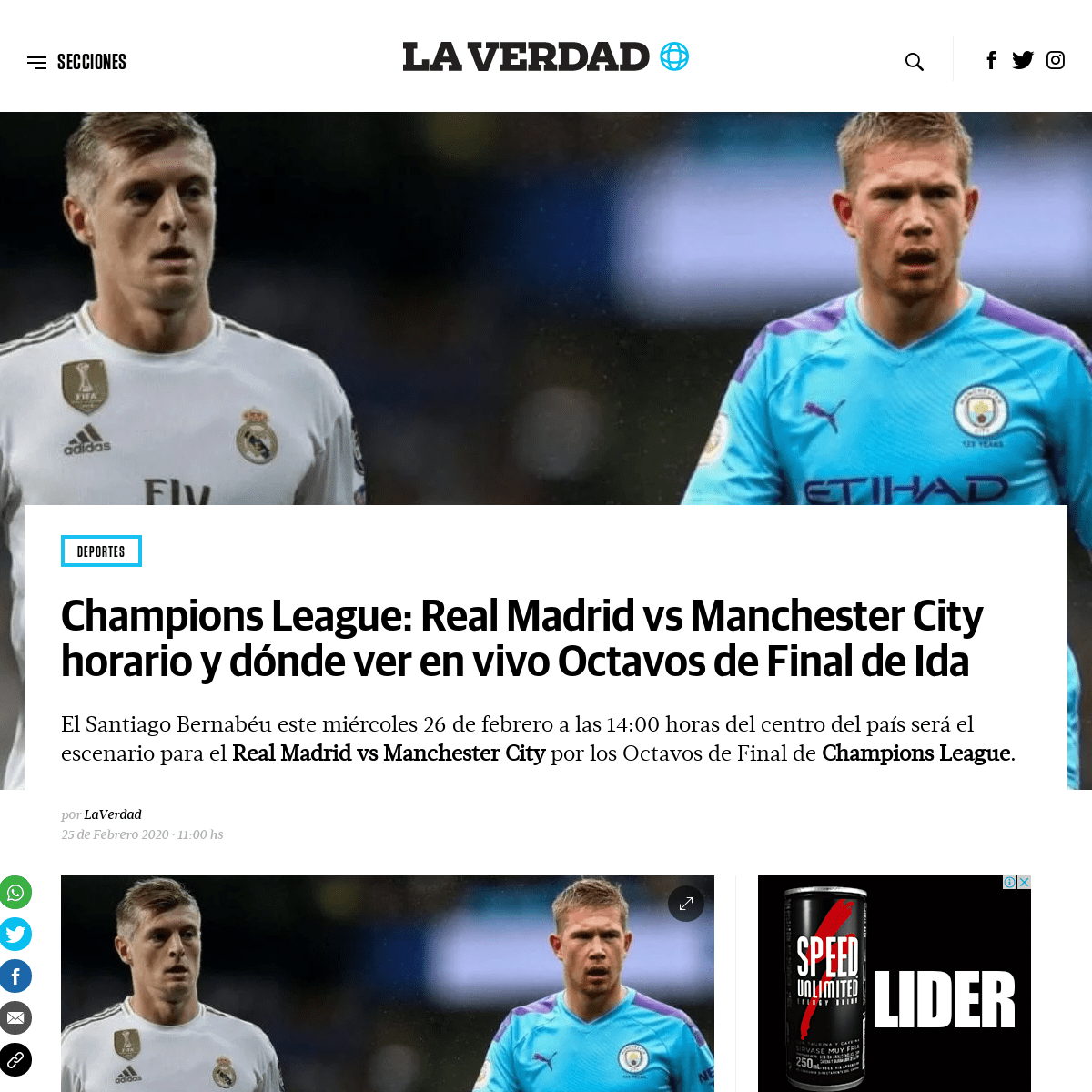 A complete backup of laverdadnoticias.com/deportes/Champions-League-Real-Madrid-vs-Manchester-City-horario-y-donde-ver-en-vivo-O
