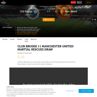 A complete backup of www.uefa.com/uefaeuropaleague/match/2028193--club-brugge-vs-man-united/postmatch/report/
