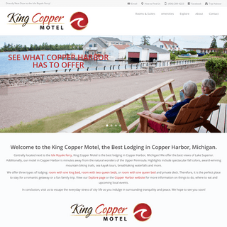 A complete backup of kingcoppermotel.com