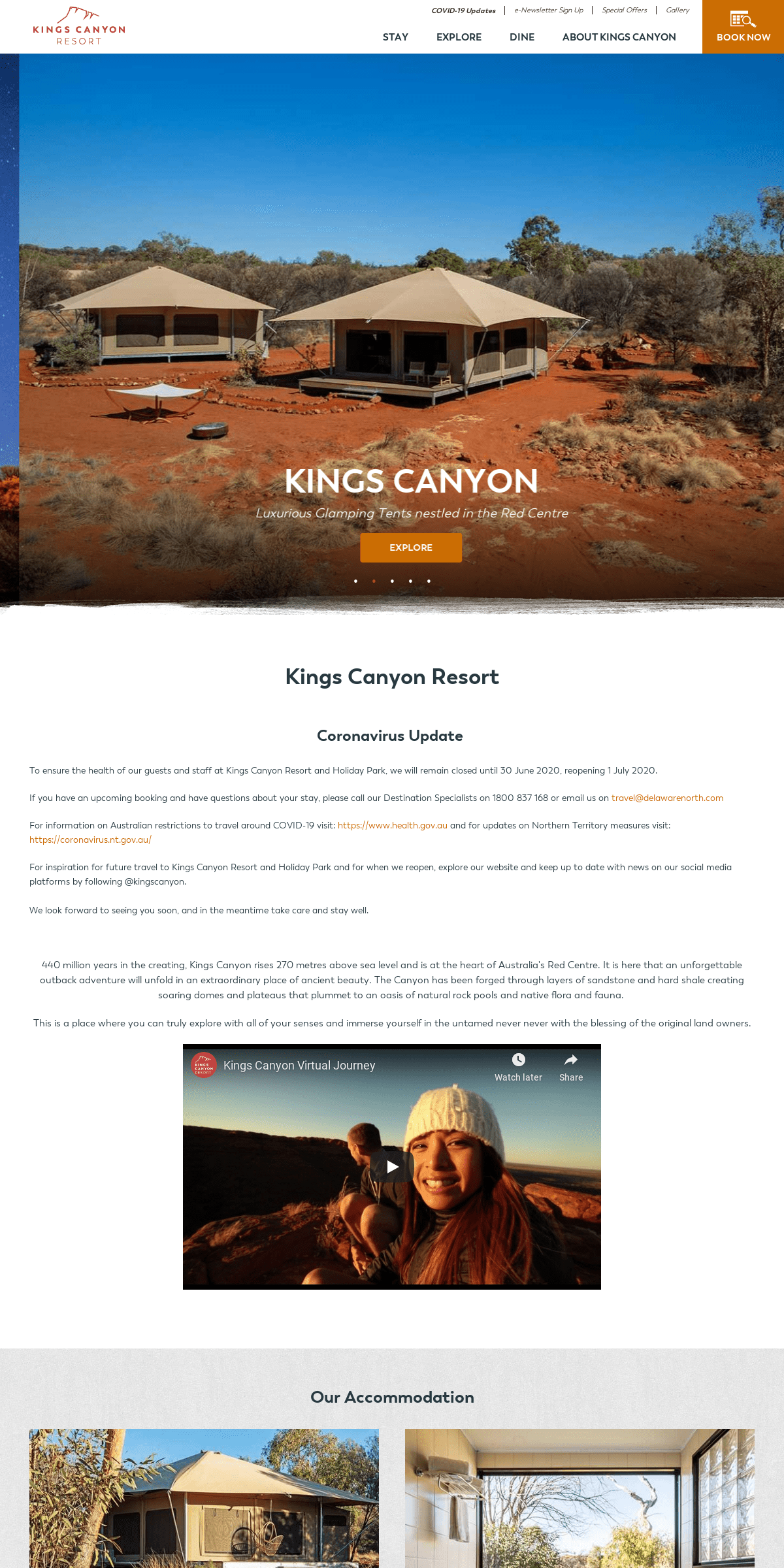 A complete backup of kingscanyonresort.com.au
