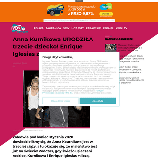 A complete backup of www.eska.pl/hotplota/news/anna-kurnikowa-urodzila-trzecie-dziecko-enrique-iglesias-znowu-zostal-tata-aa-bMW