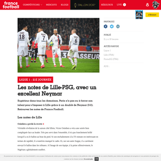 A complete backup of www.francefootball.fr/news/Les-notes-de-lille-psg-avec-un-excellent-neymar/1103025