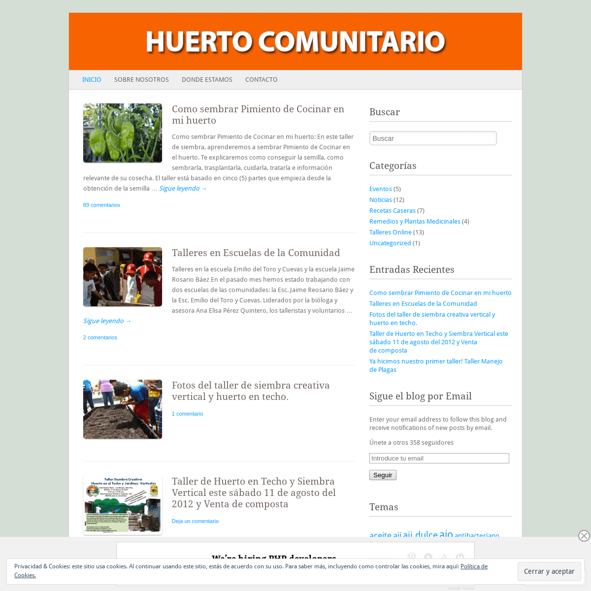 A complete backup of huertocomunitario.wordpress.com
