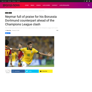 A complete backup of www.sports-nova.com/2020/02/15/neymar-full-of-praise-for-his-borussia-dortmund-counterpart-ahead-of-the-cha