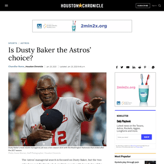 A complete backup of www.houstonchronicle.com/sports/astros/article/Is-Dusty-Baker-the-Astros-choice-15011793.php