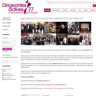 A complete backup of dirigeantes-actives77.fr