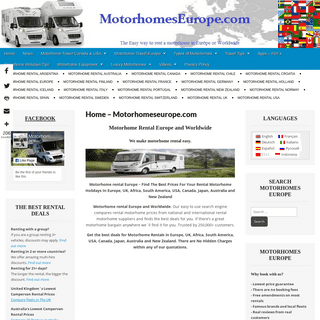 A complete backup of motorhomeseurope.com