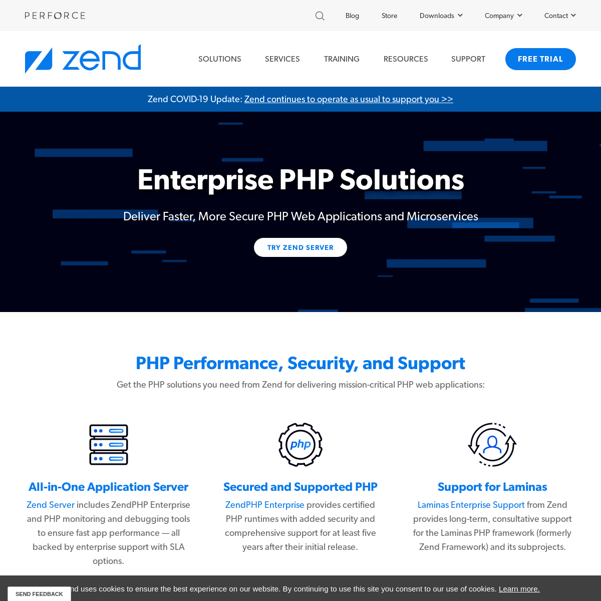 A complete backup of zend.com