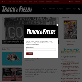 A complete backup of trackandfieldnews.com