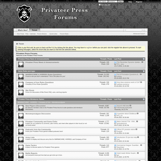 A complete backup of privateerpressforums.com