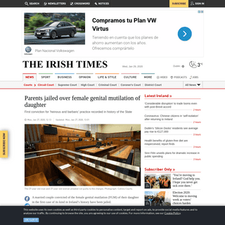 A complete backup of www.irishtimes.com/news/crime-and-law/courts/circuit-court/parents-jailed-over-female-genital-mutilation-of