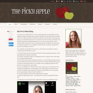 A complete backup of thepickyapple.com