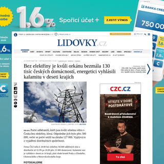 A complete backup of www.lidovky.cz/domov/v-cesku-je-kvuli-orkanu-100-tisic-domacnosti-bez-elektriny-nejhorsi-situace-je-ve-stre