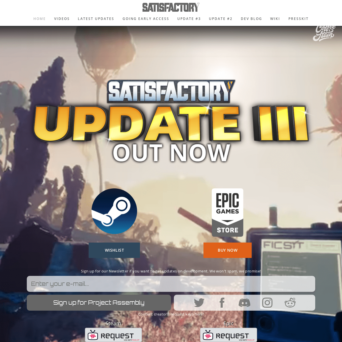 A complete backup of satisfactorygame.com