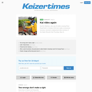 A complete backup of keizertimes.com