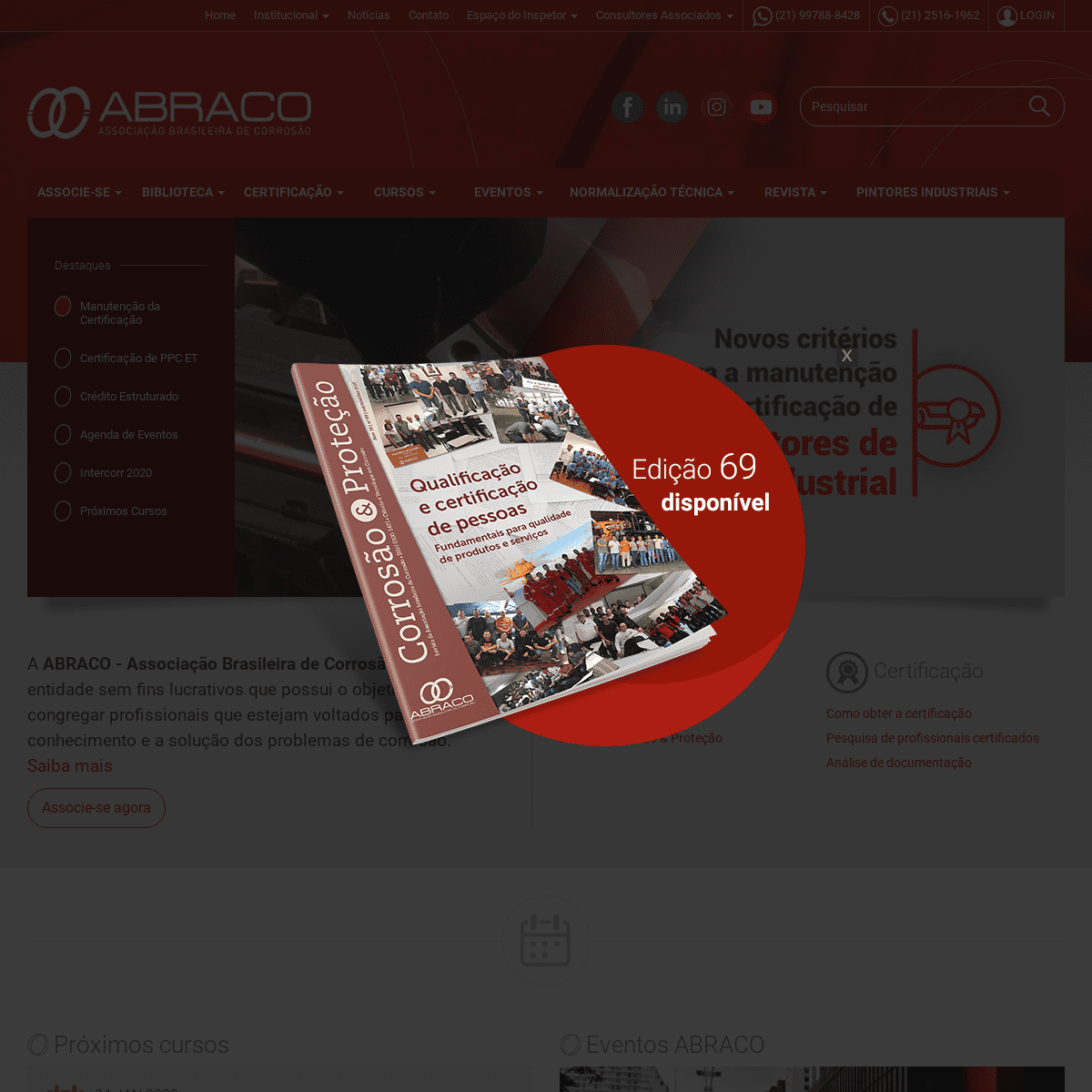 A complete backup of abraco.org.br