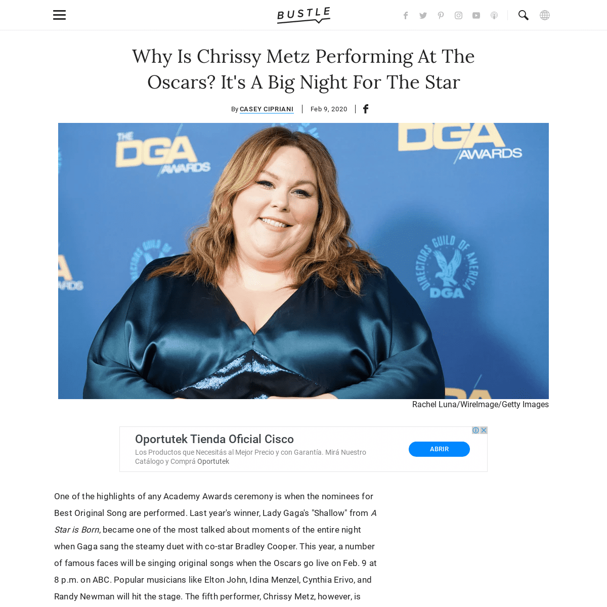 A complete backup of www.bustle.com/p/why-is-chrissy-metz-performing-at-the-oscars-its-a-big-night-for-the-star-21764641