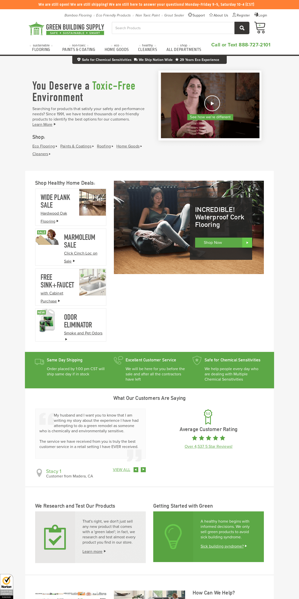 A complete backup of greenbuildingsupply.com