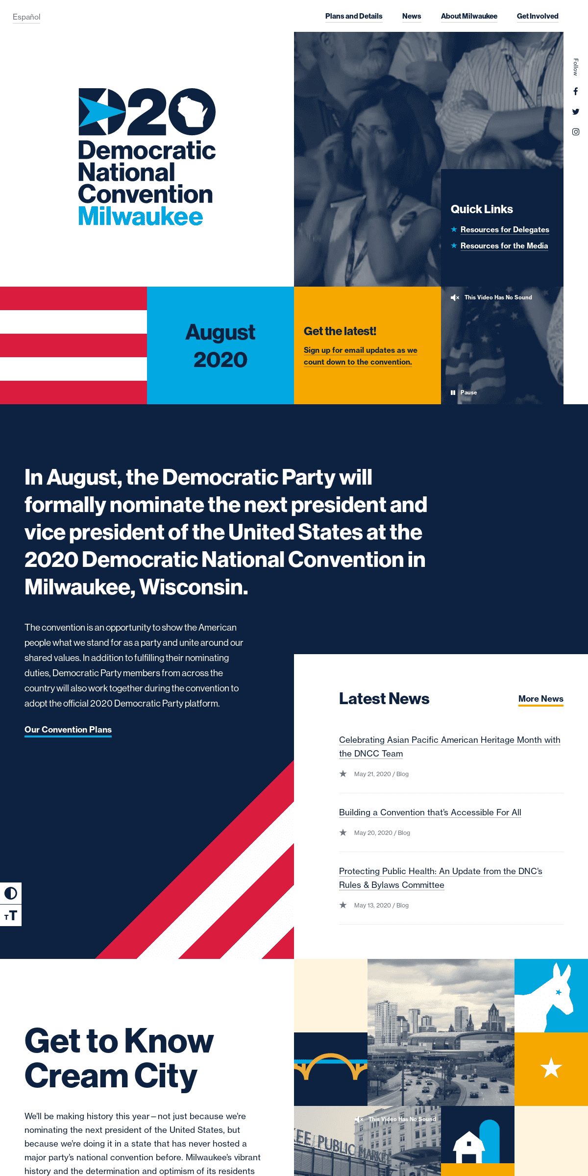 A complete backup of demconvention.com