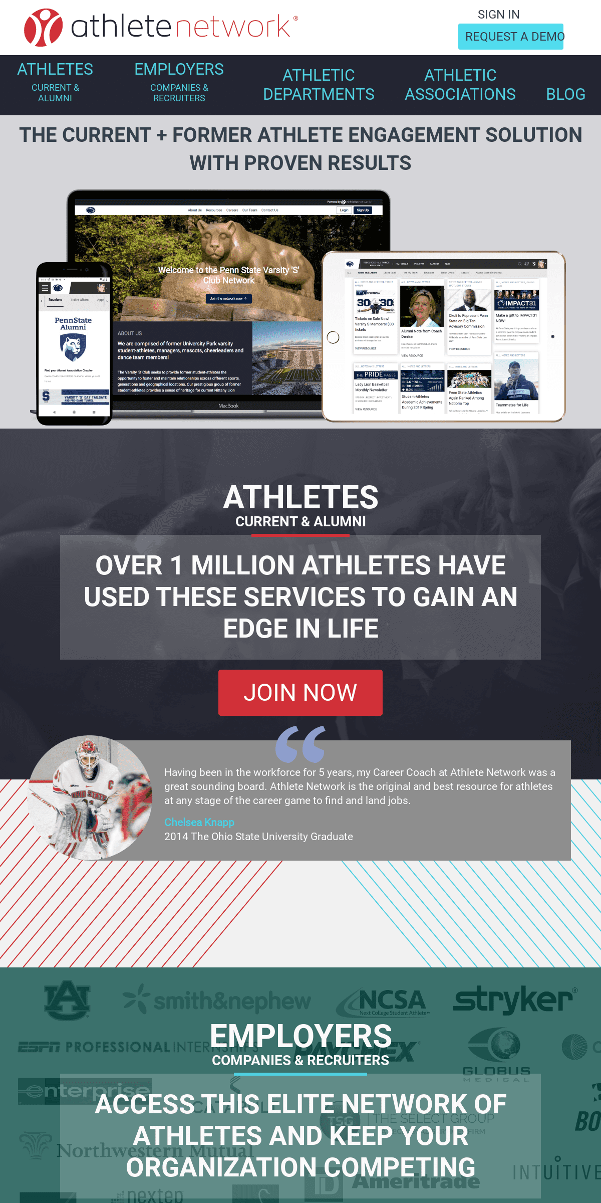 A complete backup of athletenetwork.com