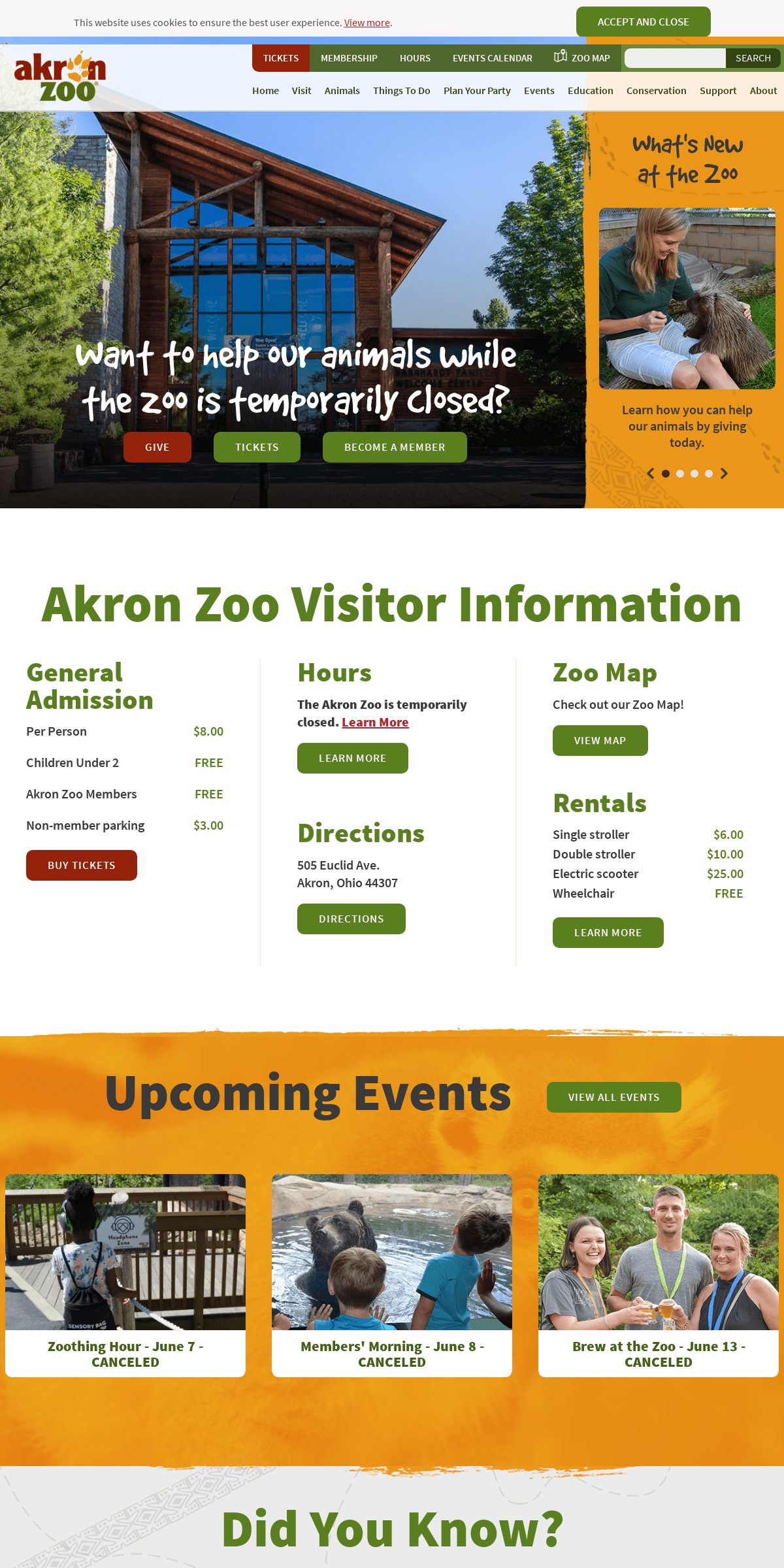 A complete backup of akronzoo.org
