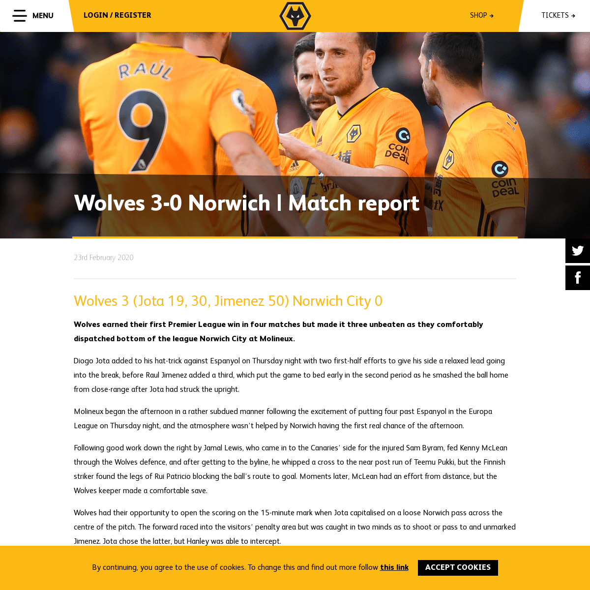 A complete backup of www.wolves.co.uk/news/first-team/20200223-wolves-3-0-norwich-match-report/